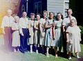 0110-Grandfather, Grandmother, Walter, Ruth, Irmgard, Margaret, Betty, Dorothy, Bill, Cookie
